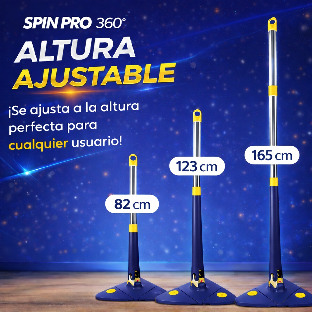 SPIN PRO 360º ™ Limpia SIN ESFUERZO. SIN AGACHARTE.